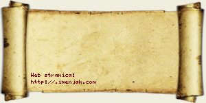 Minja Crnjanski vizit kartica